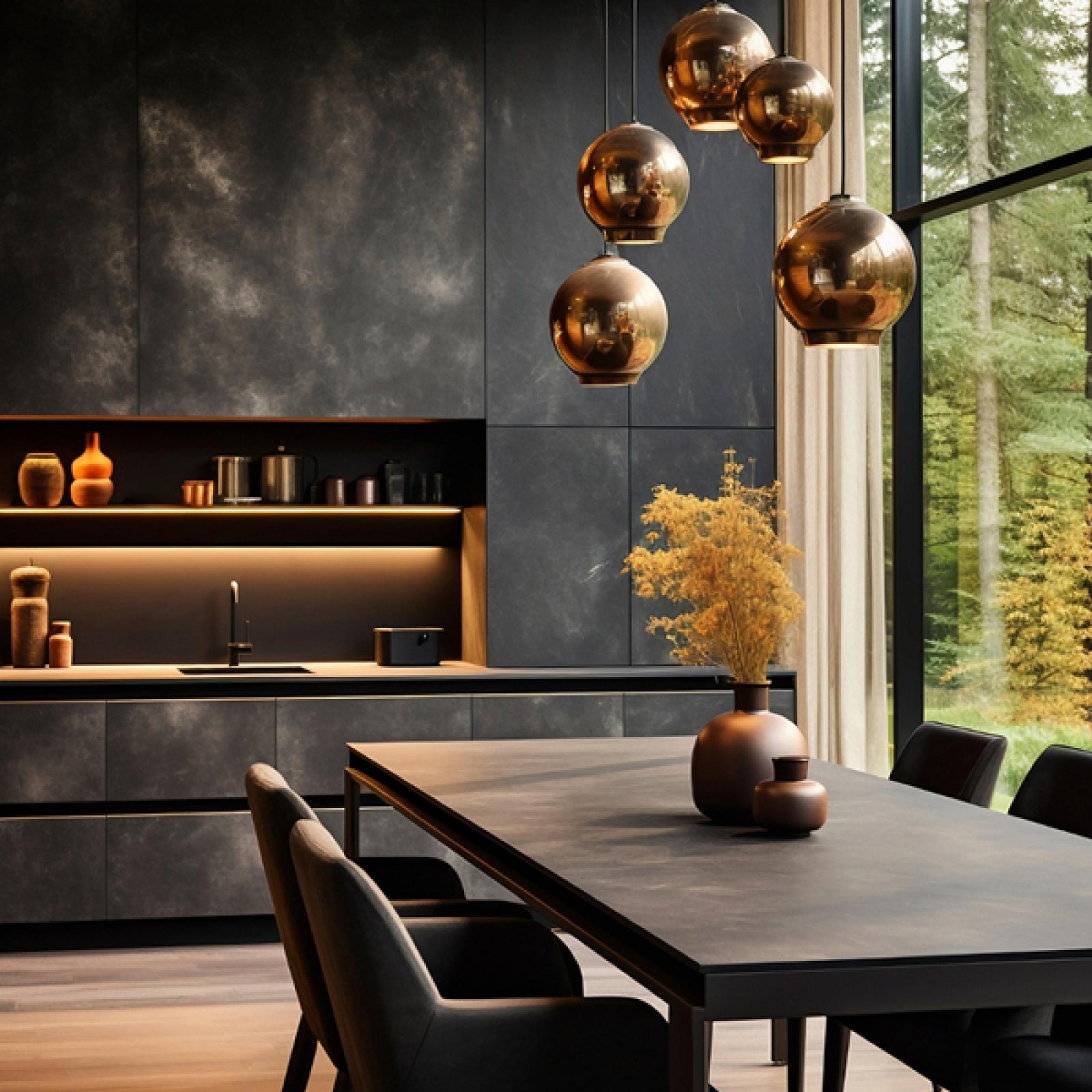 Futuristic kitchen
